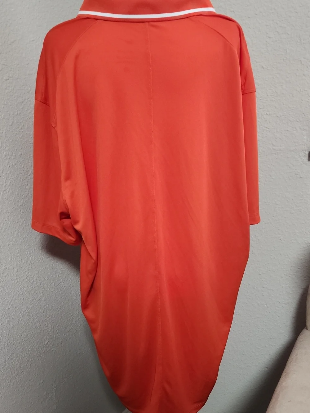 Nike Clemson Tigers orange polo shirt